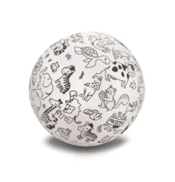 Piłka Balonowa do kolorowania ZWIERZĄTKA 30 cm