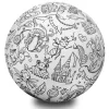 Piłka Balonowa do kolorowania WRÓŻKI 30 cm