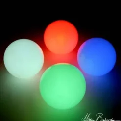 Piłka LED 80 mm kolor BIAŁY Mr Babache