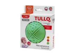Piłka sensoryczna 4 faktury zielona TULLO