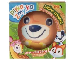 Piłka zmyłka Leśna zabawa wzór NIEDŹWIADEK 10 cm