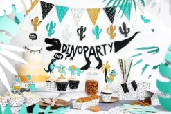 Pikery toppery Dinozaury dekoracje na tort 5 szt.