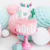 Pikery toppery LAMA kaktusy dekoracje na tort muffinki 9-20cm 5szt