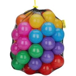 Piłki w worku suchy basen w woreczku 7cm - 50 szt. MIX kolorów