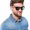 Pikselowe okulary imprezowe 8 bit pixel - czarne