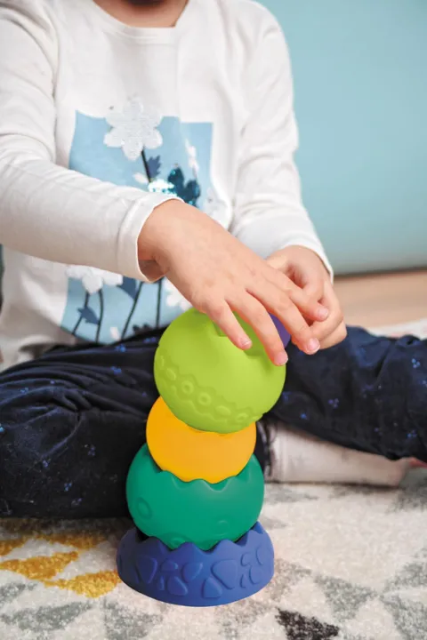 Piramida sensoryczna pastelowa