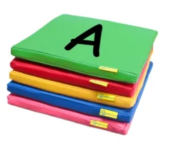 Poduszki kwadratowe zestaw ALFABET A-Z KODURA (26 sztuk) AKSON