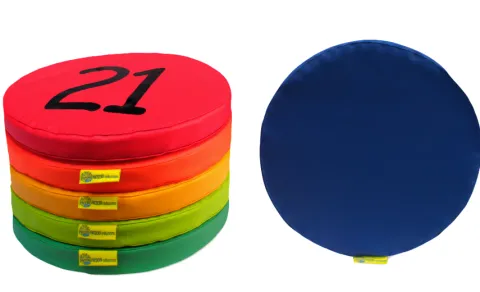 Poduszki kodura zestaw Liczby 21-25 + 1 gładka (6 szt.) AKSON