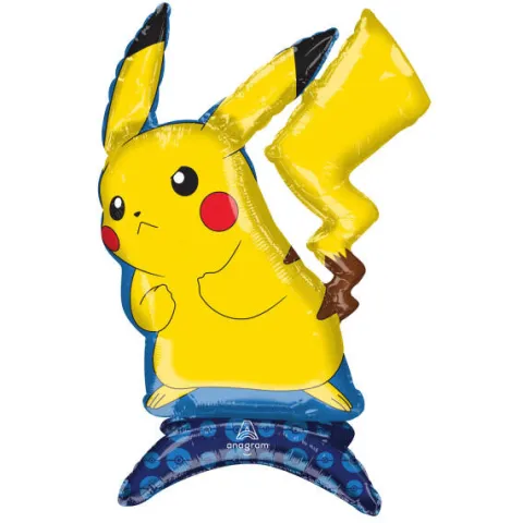 Pokemon Pikachu stojący balon foliowy 45x60 cm