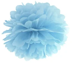 Pompon dekoracyjny bibułowy różne kolory DUŻY 35 cm