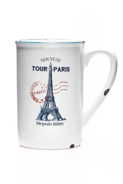 Porcelanowy kubek retro - Paris