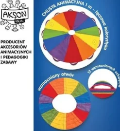 Profesjonalna Chusta Animacyjna AKSON 7 BARW- 1,2m