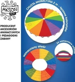 Profesjonalna Chusta Animacyjna AKSON 2,5 m
