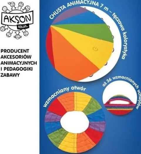 Profesjonalna Chusta Animacyjna AKSON 7m