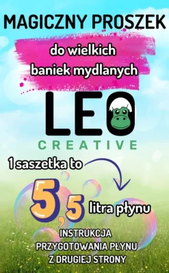 Proszek na Płyn do dużych baniek mydlanych Leo Creative