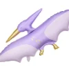 Pterodaktyl dinozaur fioletowy balon foliowy 120 cm