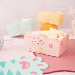 Pudełka na chipsy, przekąski KOTKI 3 szt.