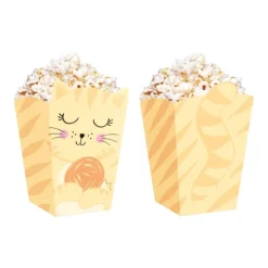 Pudełko na popcorn Kotki 8,5x15cm 6szt.
