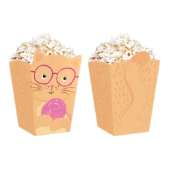 Pudełko na popcorn Kotki 8,5x15cm 6szt.