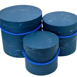 Pudełko prezentowe flower box royal blue 1 szt.