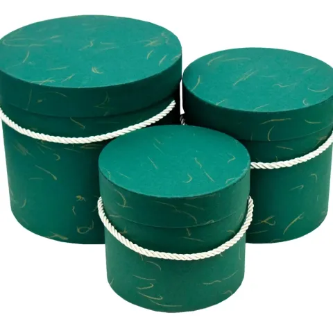 Pudełko prezentowe flower box zielone 1 szt.