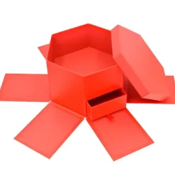 Pudełko prezentowe kartonowe EXPLODING BOX rozkładane
