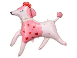 Pudel piesek balon foliowy 119x108 cm