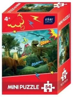Puzzle MINI 54 elementy Mix wzorów