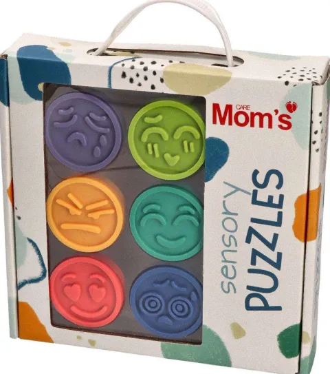 Puzzle sensoryczne Emocje 6 szt.