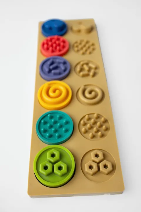 Puzzle sensoryczne kółeczka XXL