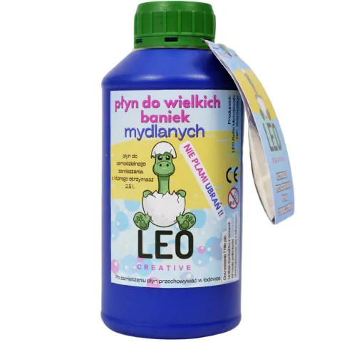 Płyn do dużych baniek mydlanych Koncentrat 0,5 l Leo Creative