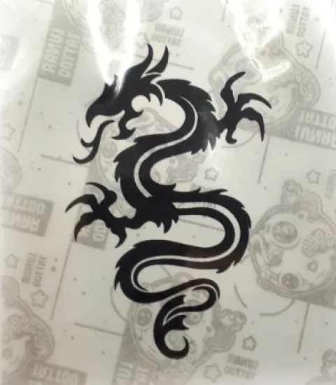 Quick tattoo - Szablon do tatuażu brokatowego