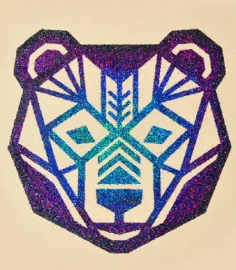 Quick tattoo - Szablon do tatuażu brokatowego