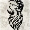 Quick tattoo - Szablon do tatuażu brokatowego