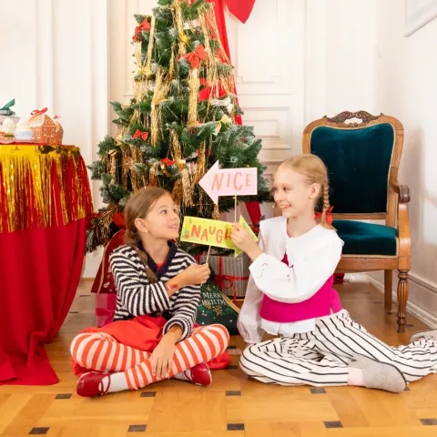 Rekwizyty do zdjęć Boże Narodzenie 13szt.