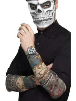 Rękawy z tatuażem "Day of the Dead" 2 szt