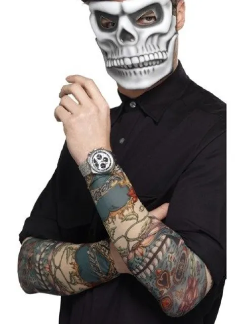 Rękawy z tatuażem "Day of the Dead" 2 szt