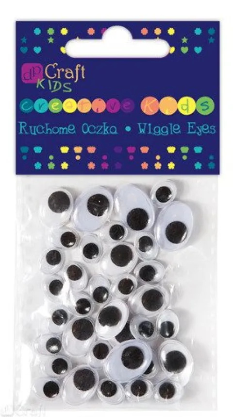 Ruchome oczka OWALNE MIX 36 szt