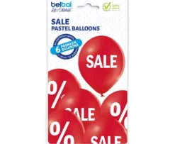 SALE promocja wyprzedaż balony gumowe 6 szt.