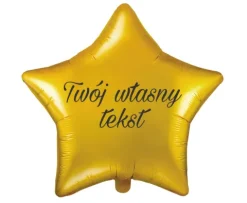 SERCE balon foliowy PERSONALIZOWANY Walentynki czerwony 18 cali