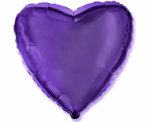 Serce jednokolorowy balon foliowy 18 cali