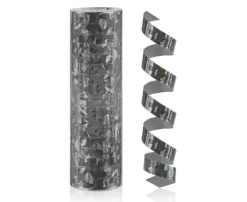 Serpentyna holograficzna CZARNA 4m