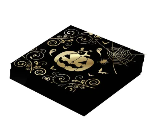 Serwetki papierowe Dynia Pajęczyny HALLOWEEN 33 cm 12 szt.