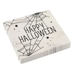 Serwetki papierowe HAPPY HALLOWEEN Pajęczyny 33 cm 16 szt.