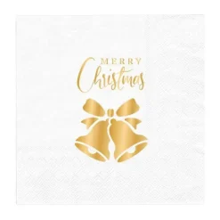 Serwetki świąteczne Dzwoneczki Merry Christmas 10 szt.