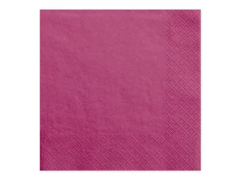 Serwetki gładkie 33 x 33 cm 20 szt.