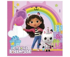 Serwetki papierowe Gabby's Dollhouse (Koci Domek Gabi) 33x33 cm, 20 szt