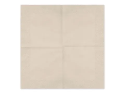 Serwetki papierowe jednokolorowe beżowe 33x33 cm 20 szt.