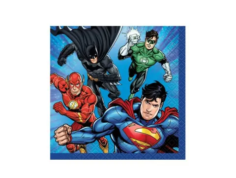 Serwetki papierowe Justice League 25 x 25 cm 16 szt.