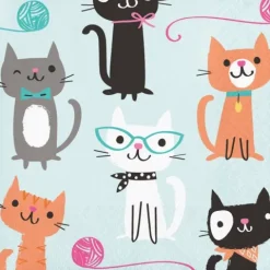 Serwetki papierowe Purrfect Party Kotki 25 x 25 cm 16 szt.